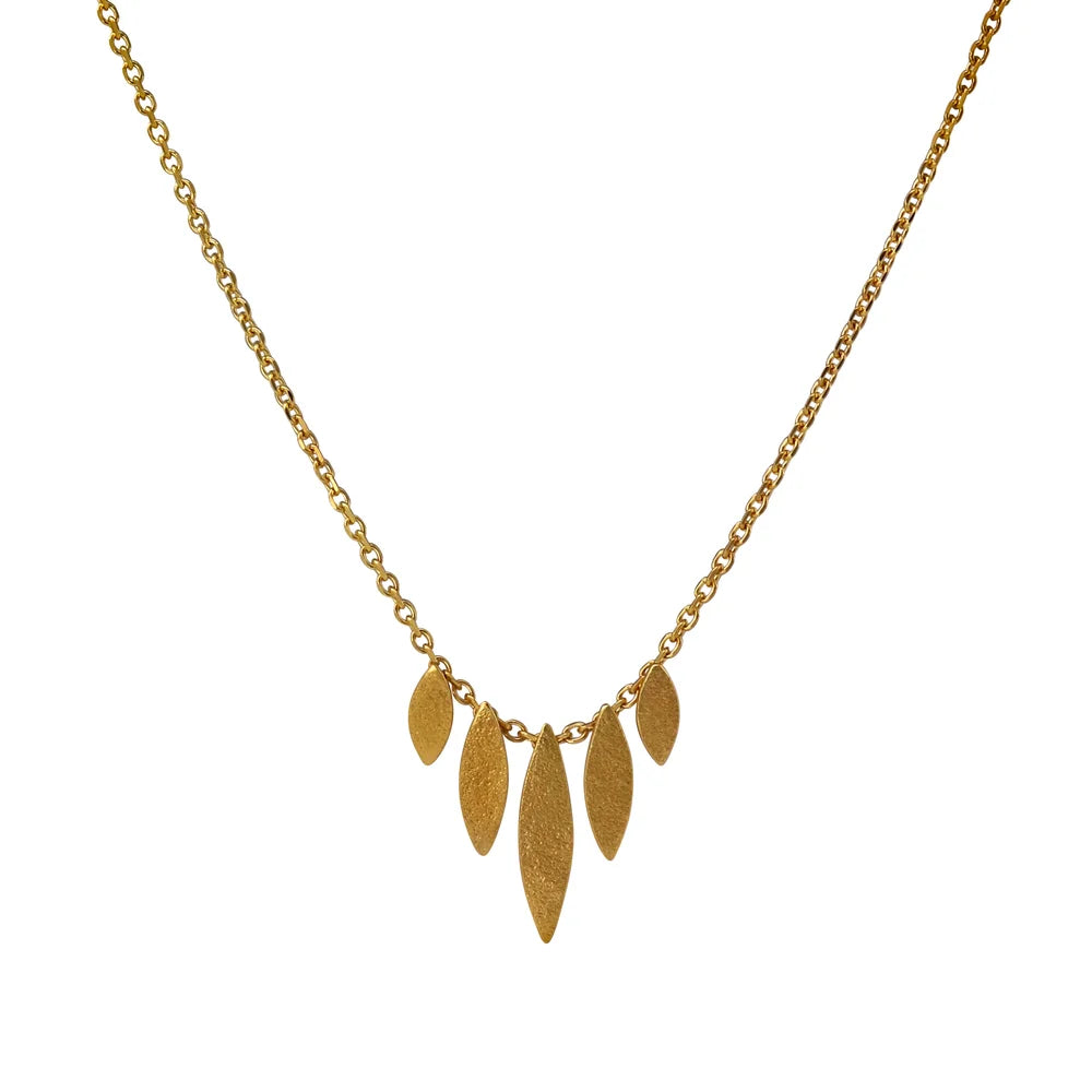 Icarus Graduated Necklace Gold Vermeil