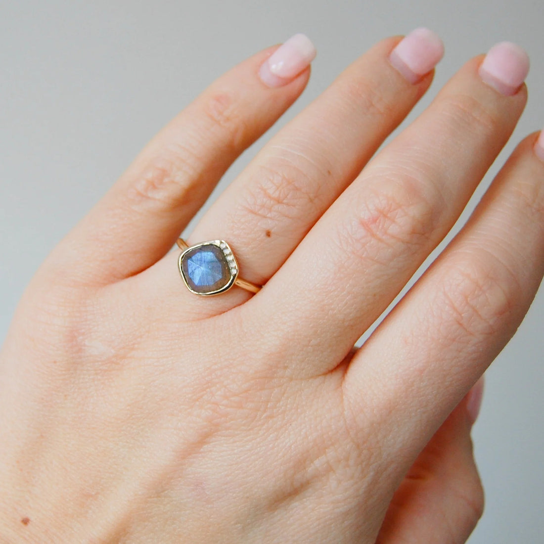 Grecian Labradorite Ring