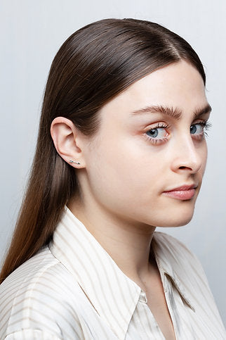 Silver Heartbreaker Stud Earrings