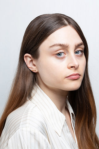 9ct Yellow Gold Heartbreaker Stud Earrings