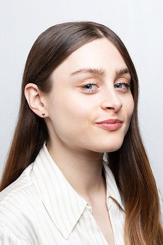 Silver Heartbreaker Stud Earrings