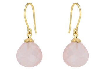 Hera Rose Quartz Earrings