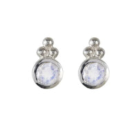 Holi Jewel Moonstone Stud Earrings