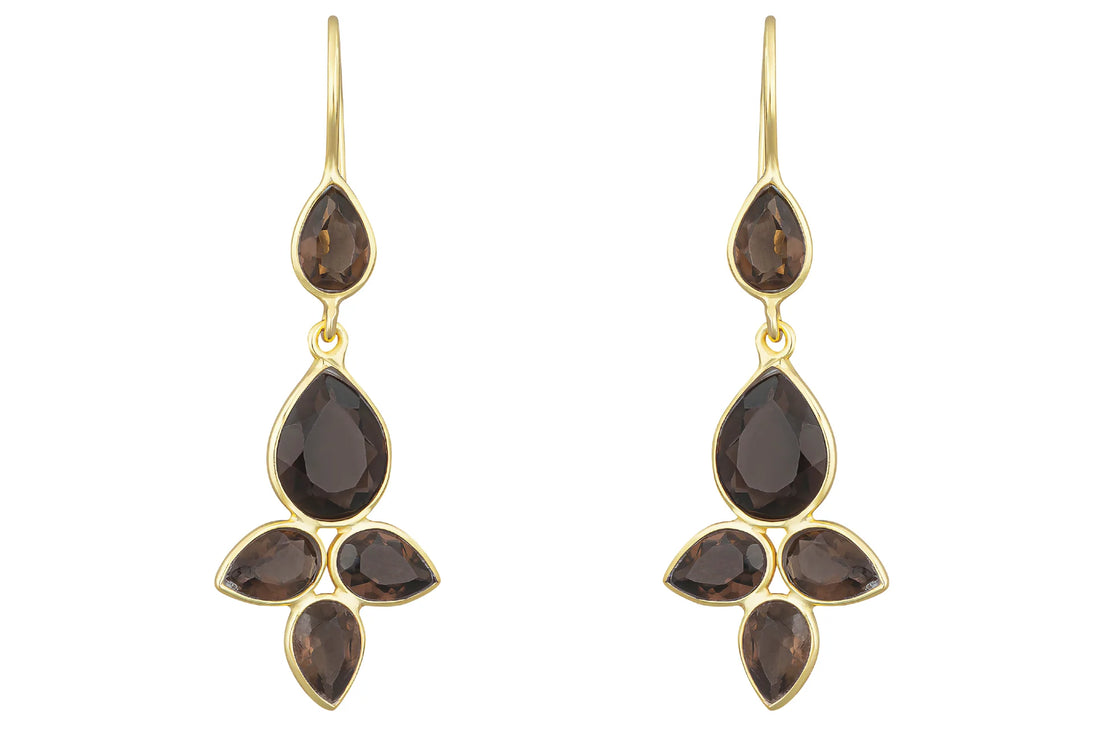 Hope Smoky Quartz Drop Earrings