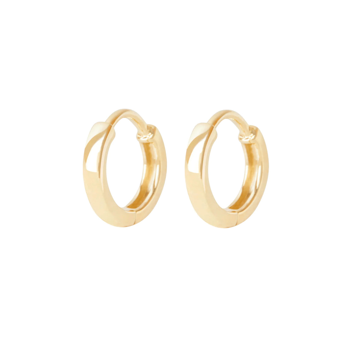 Pair of 9ct Yellow Gold Huggie Hoop Earrings