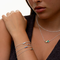 Silver Ice Tutti Frutti Chain Bracelet