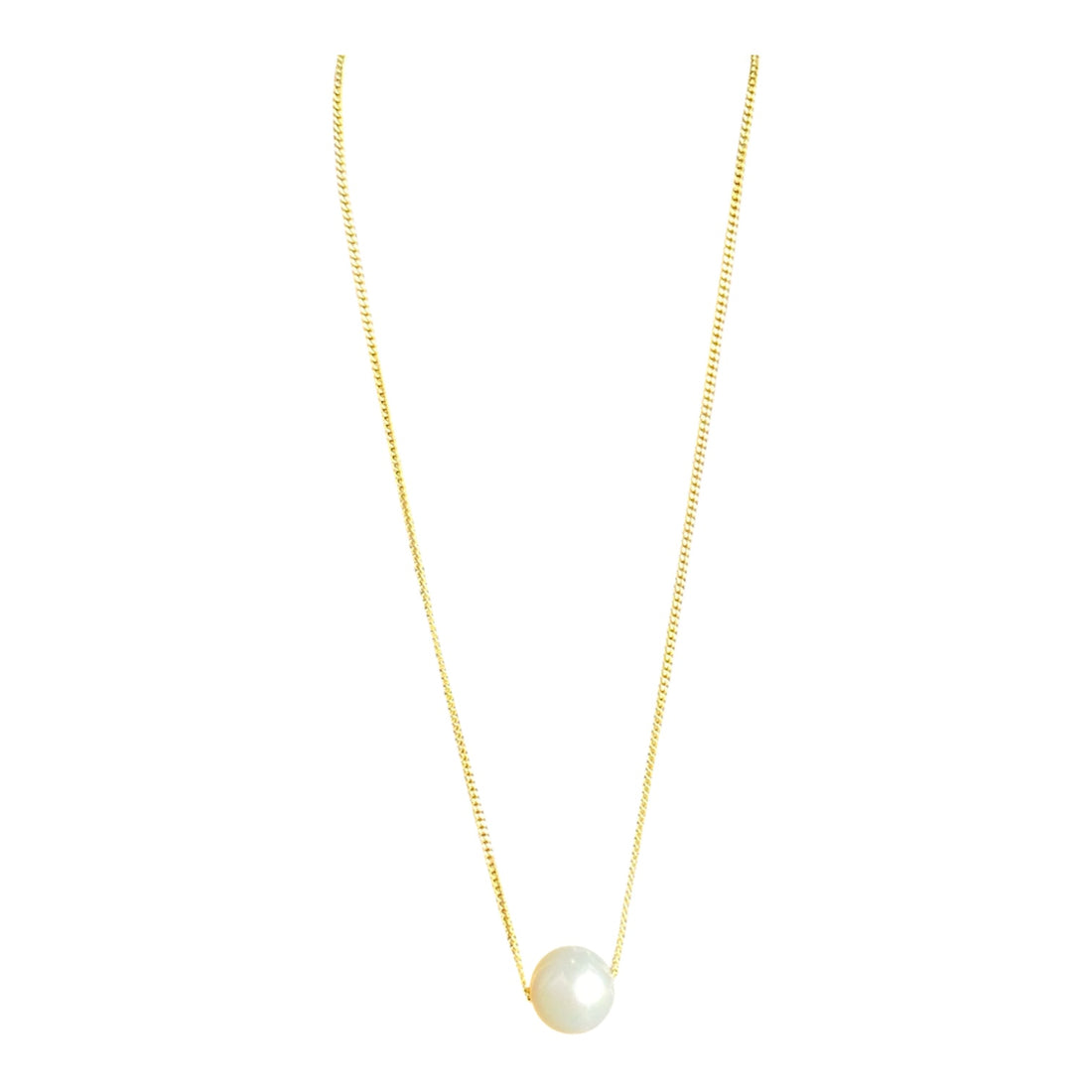 9ct Yellow Gold Freshwater Sliding Pearl Necklace