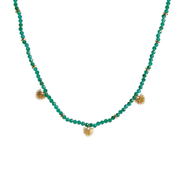 Ishtar Green Onyx Necklace