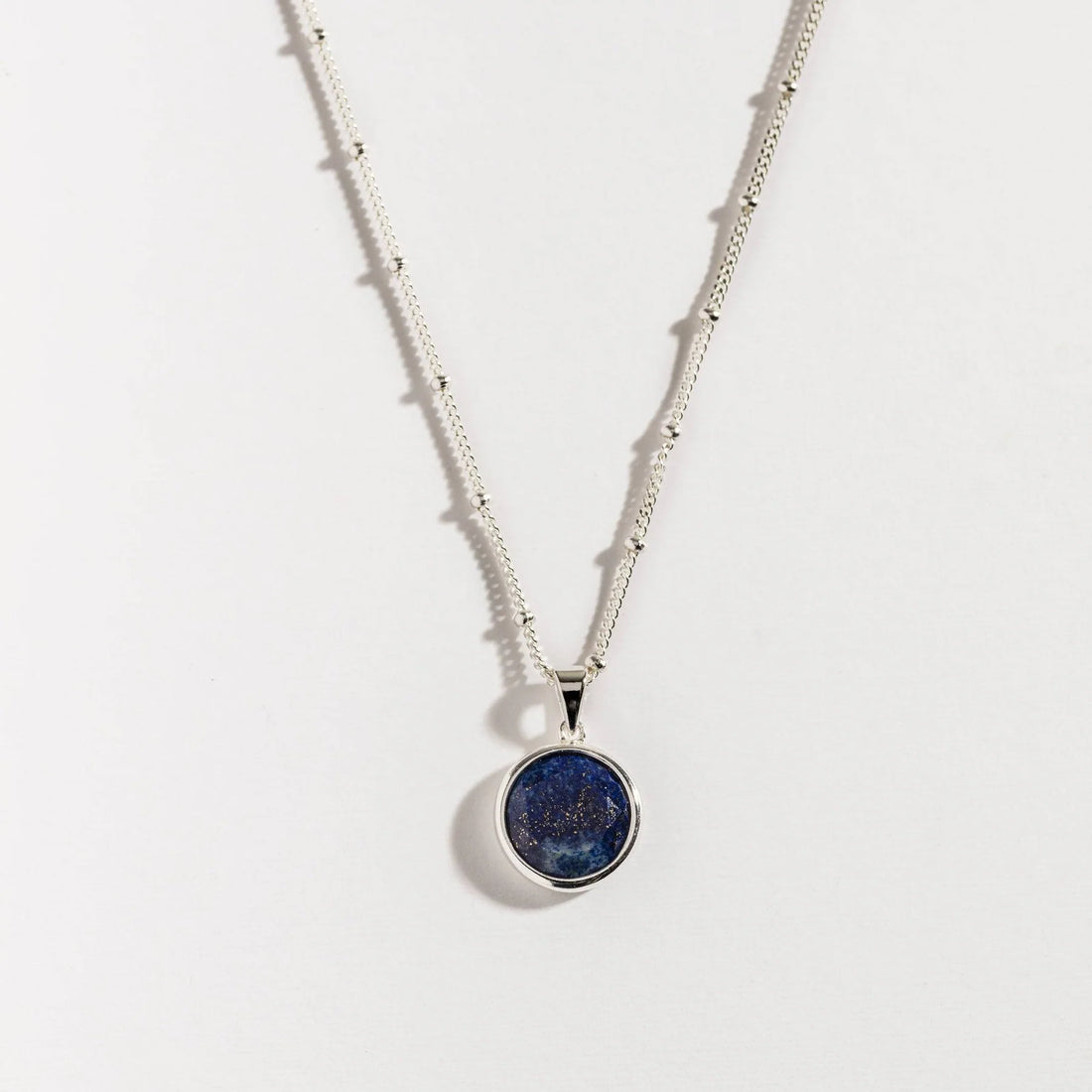 Cute Blue Lapis Lazuli Necklace & Pendant -... - Folksy
