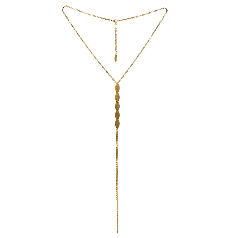 Icarus Lariat Gold Vermeil