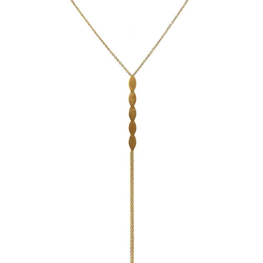 Icarus Lariat Gold Vermeil
