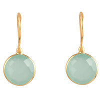 Lollipop Chalcedony Drop Earrings