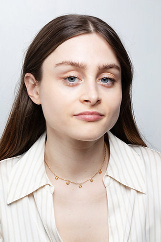 9ct Yellow Gold Love Charm Necklace