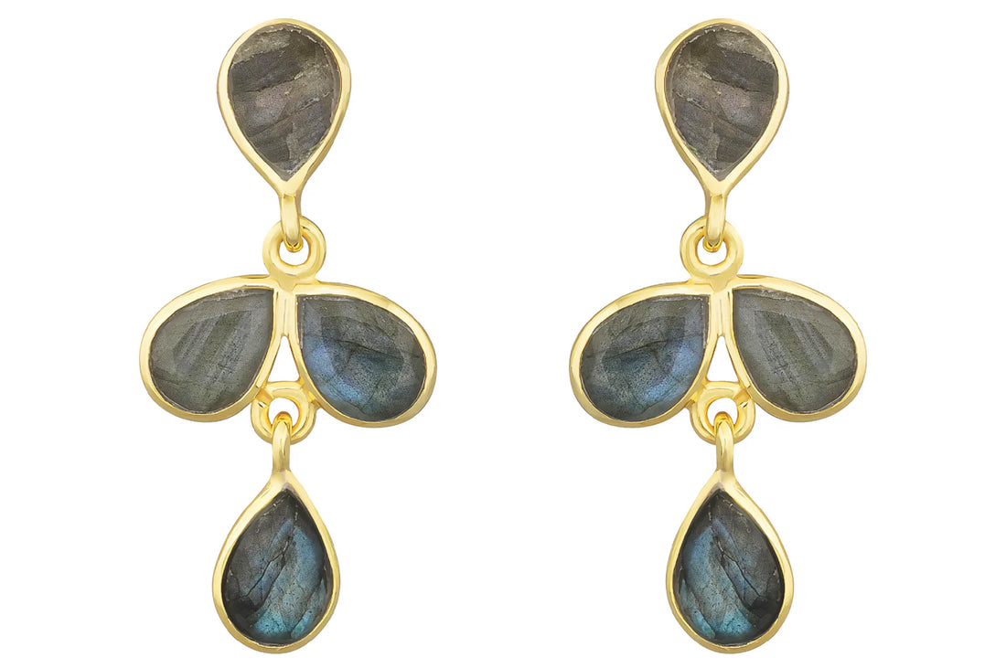 Lula Silver Labradorite Drop Earrings