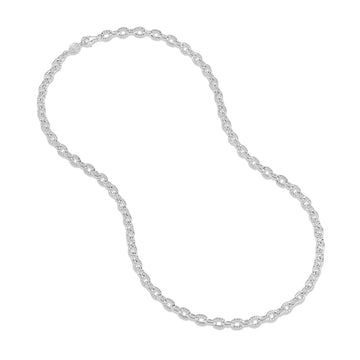 Silver20"  Men's Chunky Millie Grain Necklace Chain