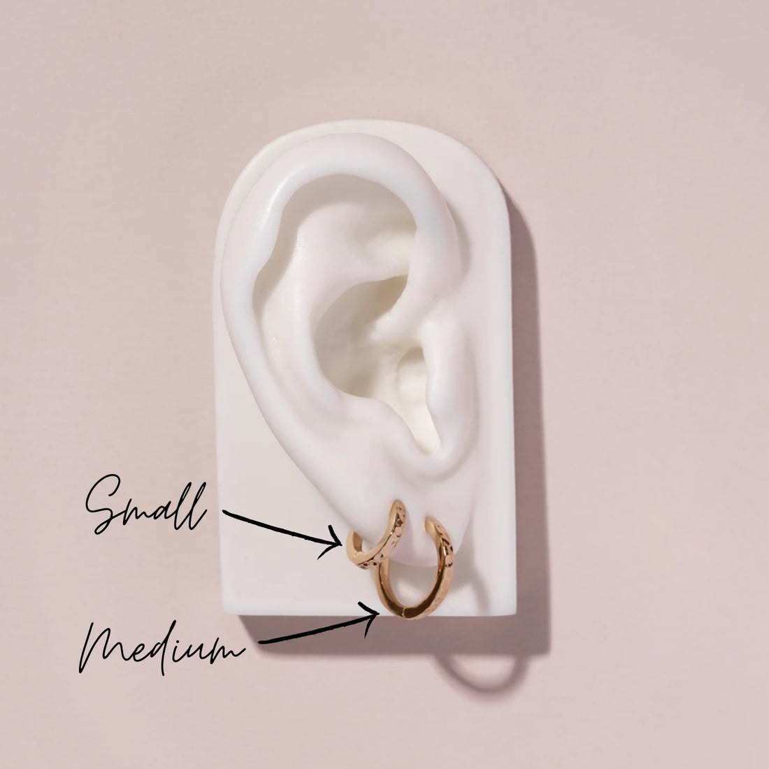 Gold Vermeil Medium Nomad Hoop Earrings