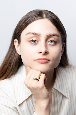 9ct Yellow Gold North Star Signet Ring