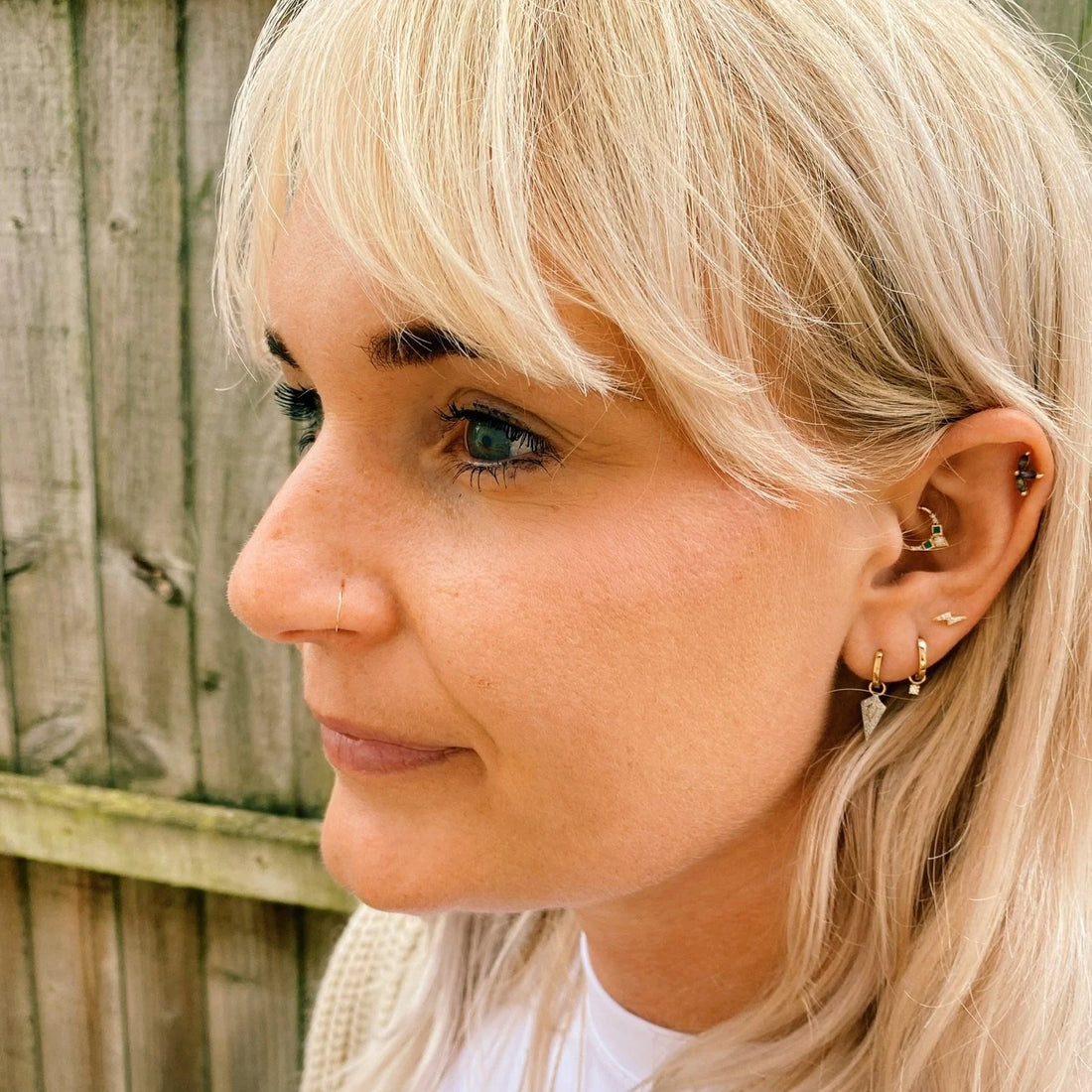 9ct Yellow Gold Nose Ring