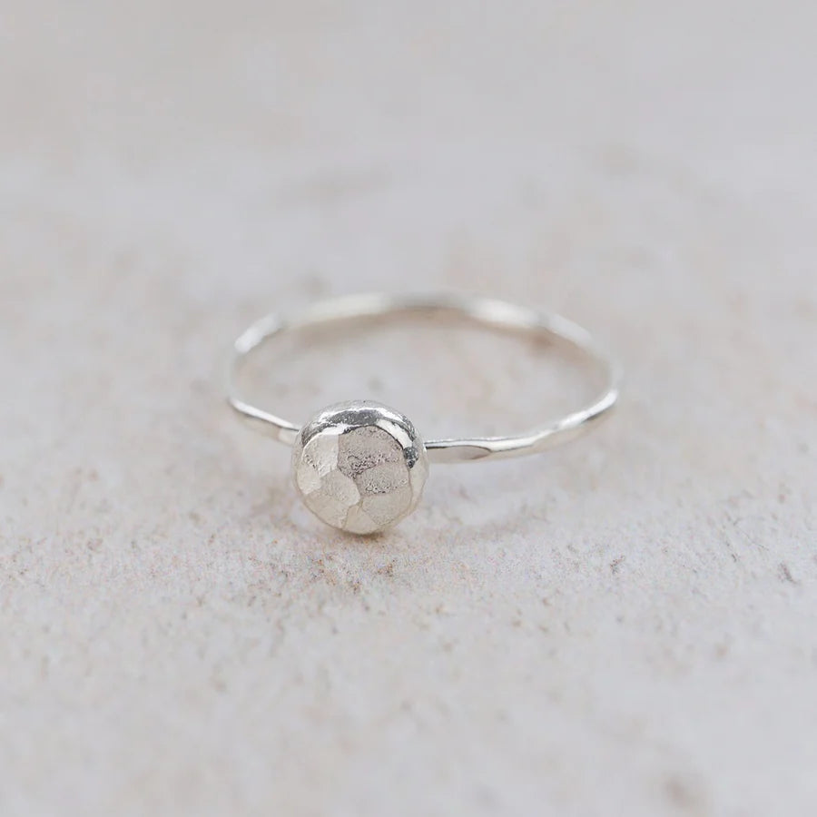 Silver Nugget Ring