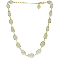 Pebble Green Amethyst Necklace