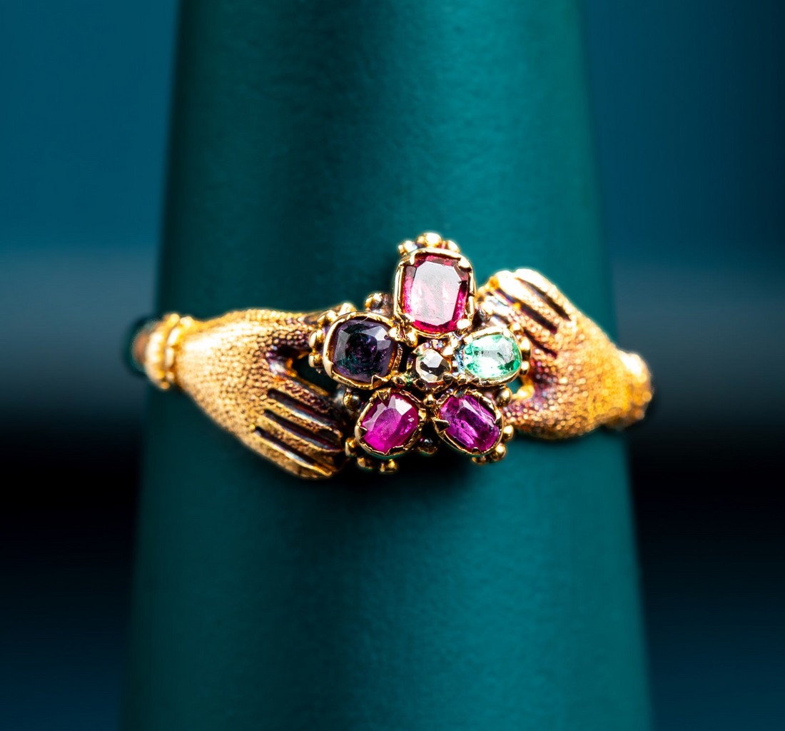 Victorian Fede Regard Ring