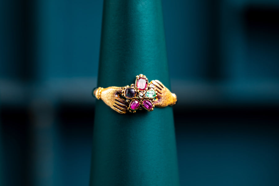 Victorian Fede Regard Ring