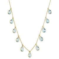 Rosie Blue Topaz Necklce