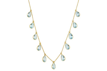 Rosie Blue Topaz Necklce