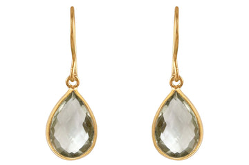 Sita Green Amethyst Earrings