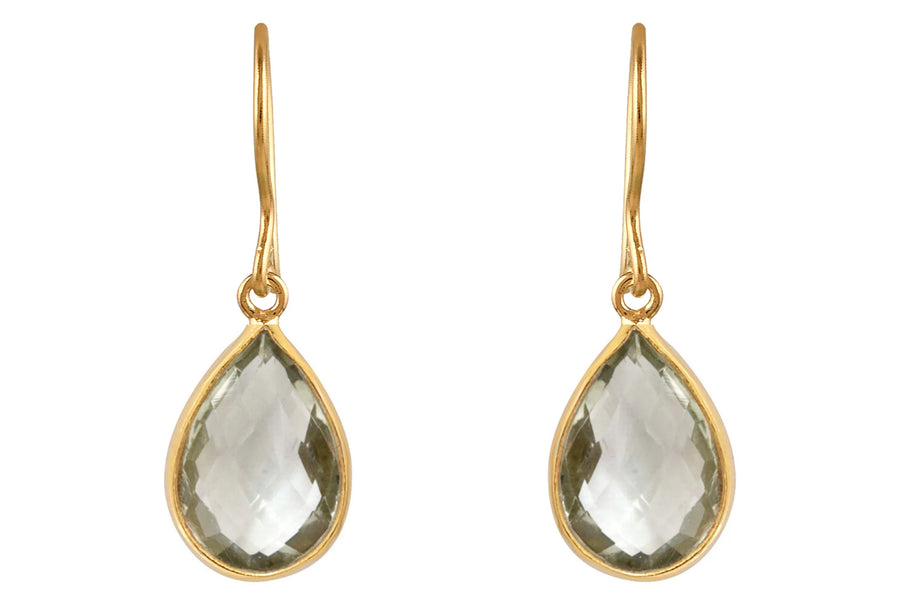 Sita Green Amethyst Earrings