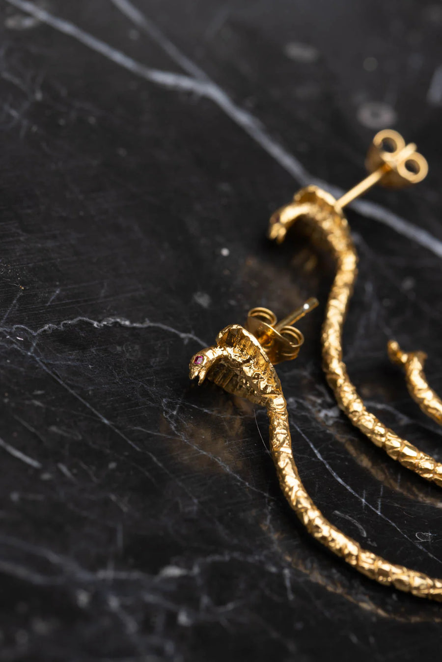 Snake Hoops Earrings