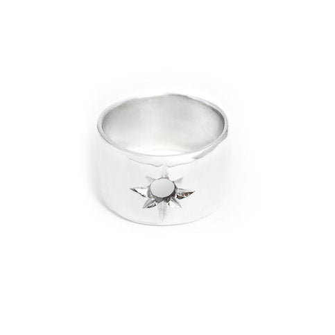 Silver Sunbeam Ring