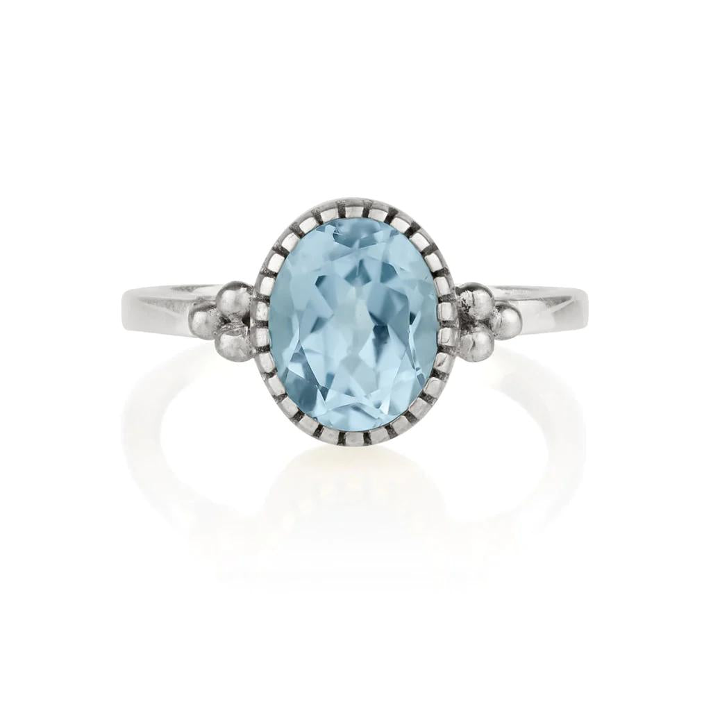 Sundar Blue Topaz Ring