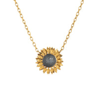 Gold Vermeil Sunflower Necklace