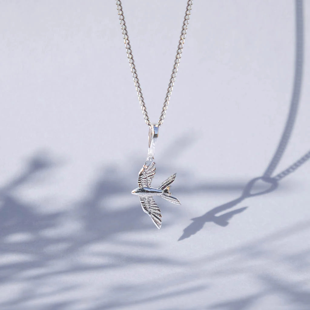 Swallow in Flight Necklace