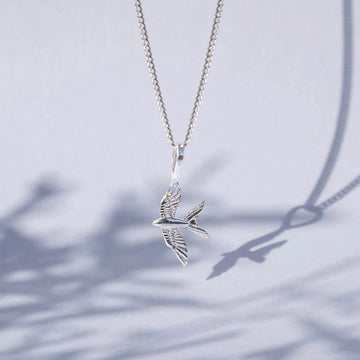 Swallow in Flight Necklace