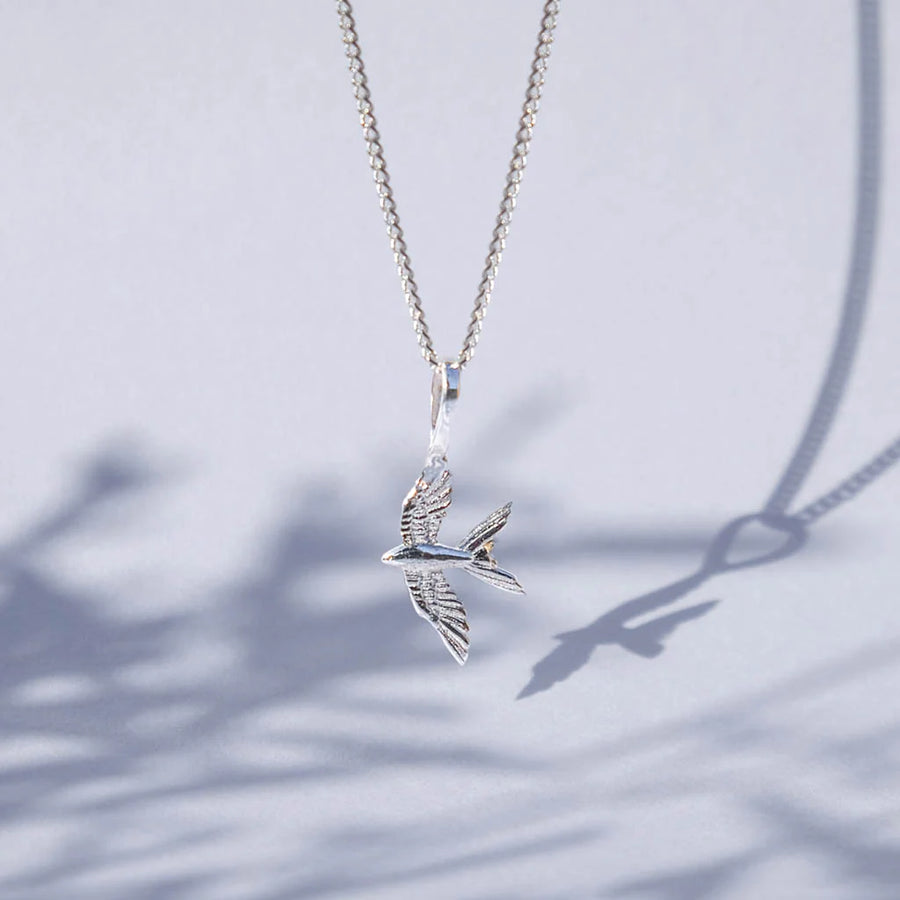 Swallow in Flight Necklace