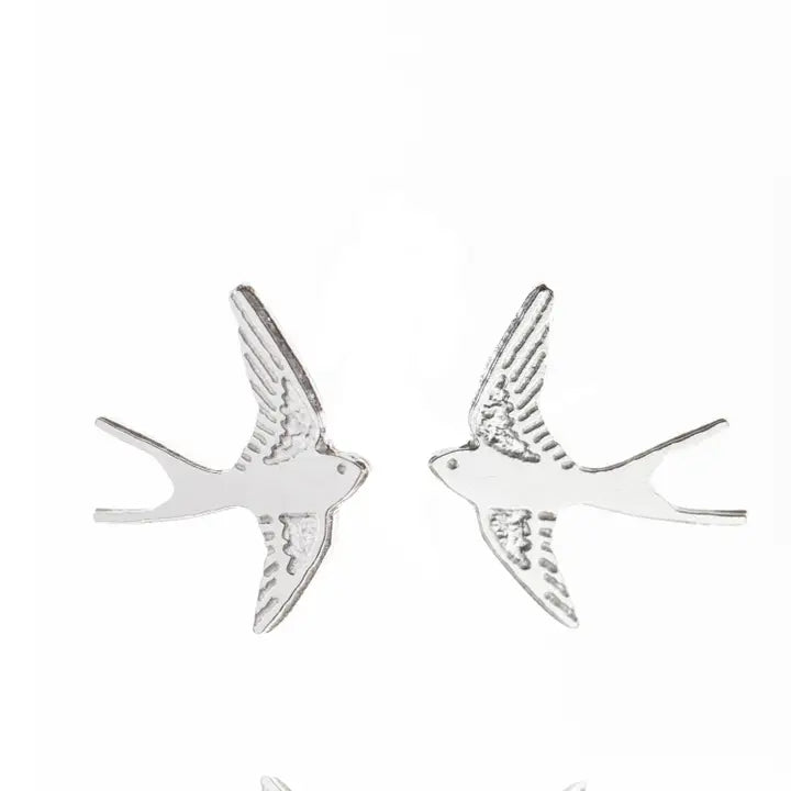 Swallow Stud Earrings