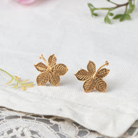 Sycamore Leaf Earrings