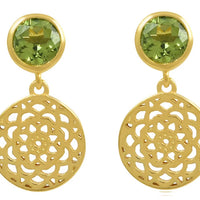 Talisman Peridot Gem Earrings