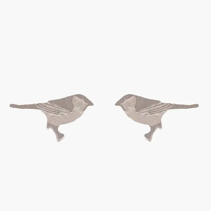 Tiny Bird Stud Earrings