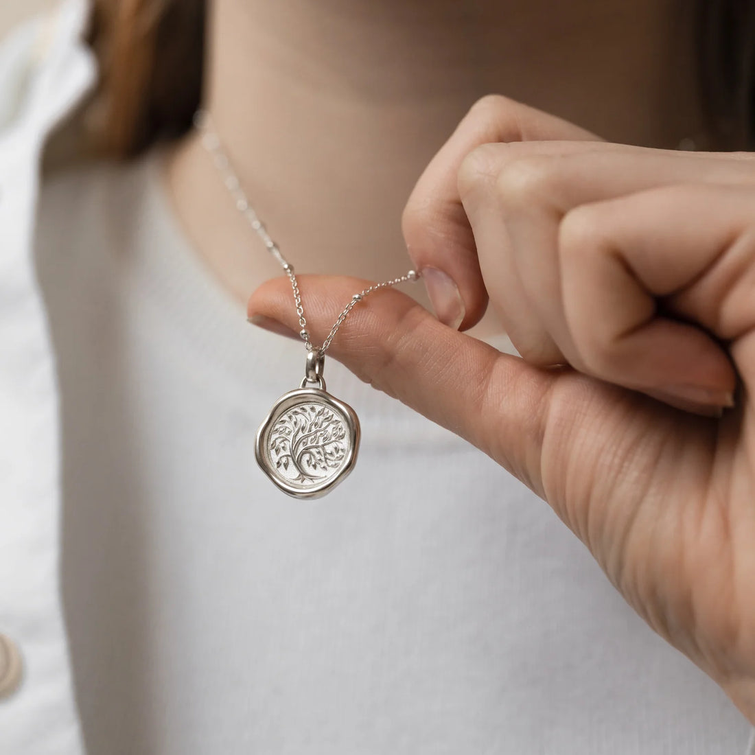 Tree of Life Talisman Necklace Silver