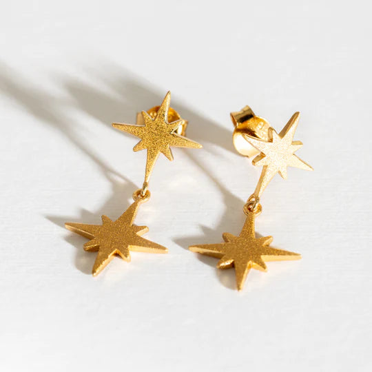 Star 2025 gold earrings