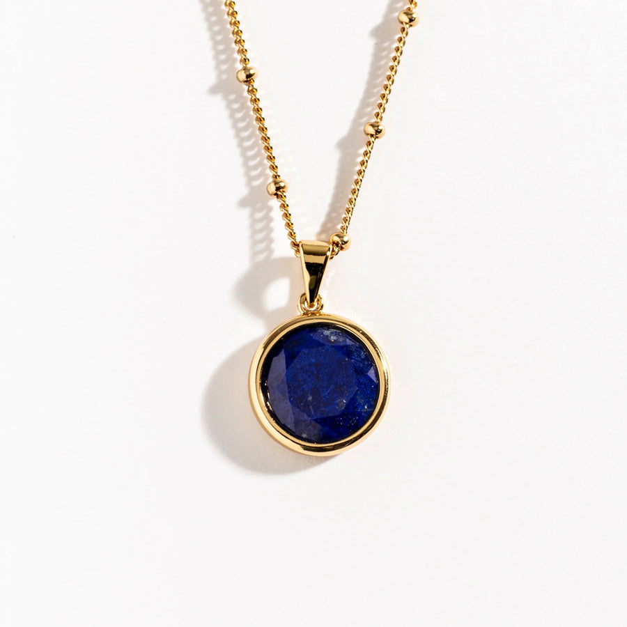 Lapis Lazuli and Moonstone Silver Toggle Clasp Necklace – Bethany Pritchard