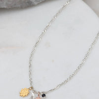 Sun, Moon and Stars Necklace