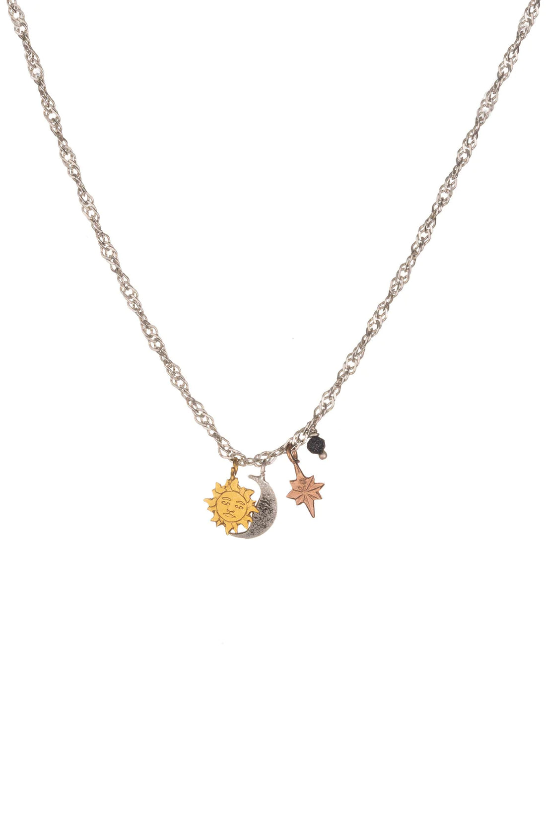 Sun, Moon and Stars Necklace