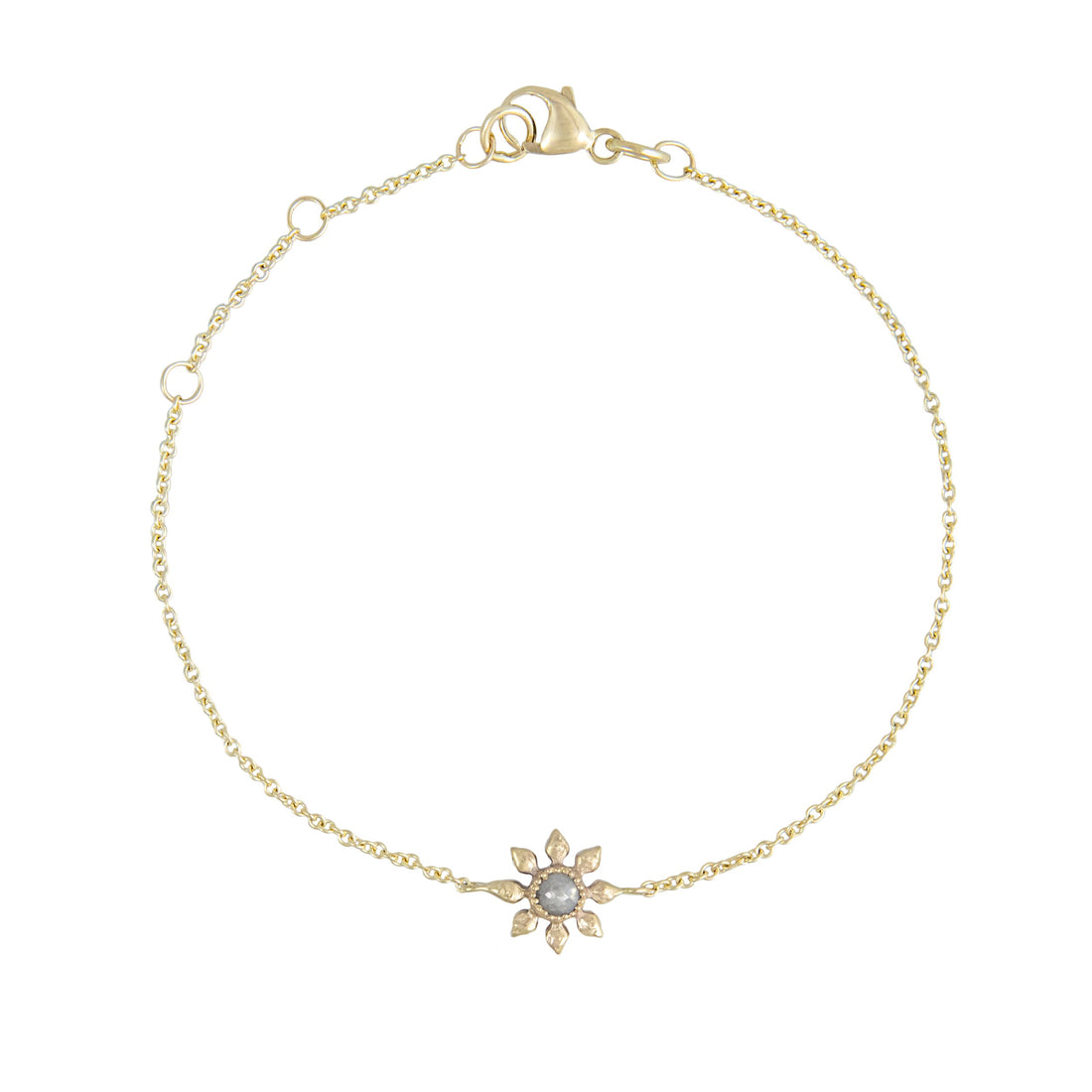 Diamond Flower Bracelet