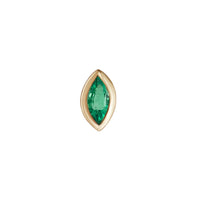 Mini Bezel Set Marquise Gemstone Studs