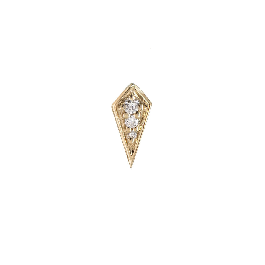Mini Point Rhombus Diamond Studs