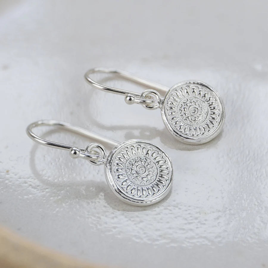 Silver Talisman Earrings